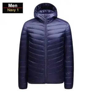 Men's Ultralight Hiking Camping Down Winter Coat