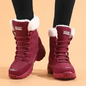 Women's Mid-Calf Waterproof Snow and Hiking Boots