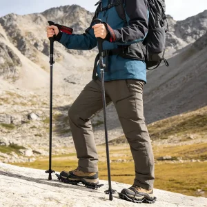 2-Pack Carbon Fiber Trekking Poles | Adjustable Length